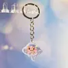 Nuevo Colgante Creativo de Bolsa con Cara Sonriente de Pulpo Brillante Dibujo Animado Pequeño Regalo Llavero de Moda Anillo de Llave