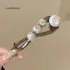 Pinza para el pelo de cuentas estilo coreano para mujer, pinza de tiburón elegante, pinza de torsión, accesorio para el pelo de Yiwu, pasador