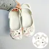 Mariposa Rosa Rosa Adecuado para Ballet Crocs Accesorios DIY Decoración de Zapato con Pedrería de Mariposa de Alto Grado Hebilla de Zapato Desmontable Venta al por Mayor