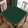Novo tapete especial para sala de xadrez e cartas estilo chinês, toalha de mesa quadrada para mahjong e Guandan furada à mão, tapete antiderrapante e redutor de ruído
