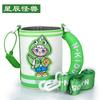 Taza Oso Serie Estrella Accesorios Originales Muñeca de Silicona Tapa Original Taza Infantil Vaso Doble Tapa con Popote