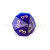 Fornecimento Direto da Fábrica Dnd Dungeons and Dragons Jogo de Tabuleiro Poliédrico Z09 Azul Médio Olho de Gato Conjunto de Sete Dados