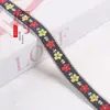 Cinta Jacquard de Dos Colores de Cinco Hojas de 1.8cm para Textiles del Hogar, Decoraciones de Ventanas, Decoración de Ropa, Accesorios de Encaje Hechos a Mano DIY G3630