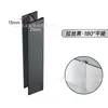 Rodapié de Aluminio Plástico para Cocina Rodapié para Gabinete Línea de Rodapié para Gabinete de Cocina Aluminio Plástico Barrera de Agua Línea de Piso Inferior Negra Barrera de Agua