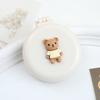 Lindo peine redondo plegable creativo crema mini peine de cojín de aire masaje de cabeza peine de airbag espejo para niños y niñas