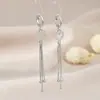 Pendientes de Circonita Estilo Nuevo 2025 para Mujer Diseño de Nicho Pendientes de Borla Corazón de Melocotón Pendientes de Moda Sencillos
