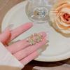 Brincos de Prata S925 com Zircônia Exquisita e Pérola, Design Único Versátil Simples, Brincos de Luxo Leve High-End da Moda para Mulheres
