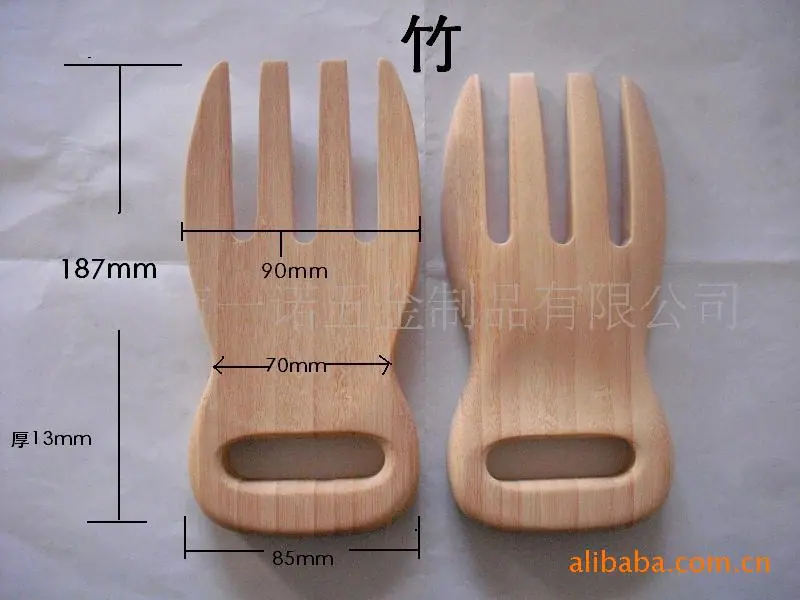 木制品张明竹色拉手7.50元
