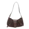 Bolso Cruzado de Hombro con Pliegues de Gran Capacidad Estilo Commuter Vintage Nuevo Primavera 2026 Biker Desgastado Bajo el Brazo