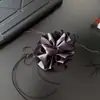Elástico Elegante Coreano de Seda Satinada con Flor Grande para el Cabello con un Toque de Lujo para Mujeres, Adecuado para Peinados de Moño Bajo