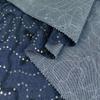 Encaje de Estrella de Mar Occidental Hecho a Medida por el Fabricante, Tela de Mezclilla con Lentejuelas y Cuentas con Brillo, Tela para Chaqueta de Mezclilla/Bolso
