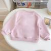 Sudadera de Peluche de Conejo de Dibujos Animados para Niña Manga Larga 2025 Primavera y Otoño Nuevo Estilo para Bebé Niña Linda Estéreo Cuello Redondo Superior Moderno
