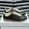 Nuevas Zapatillas de Entrenamiento Margiela 2025, Tendencia Piel de Vaca Retro Cuero Genuino Suave Nicho Forrest Gump Zapatillas de Entrenamiento MM*6 para Hombres