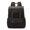 Bolso Retro de Lona del Fabricante Mochila de Cuero con Cera de Abeja Mochila de Lona Lista para Usar Transfronteriza para Hombres y Mujeres Bolso Conveniente para Computadora