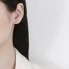 Pendientes de botón de hilo de perla estrella para mujer Plata de ley 925 estilo coreano temperamento personalizado con cuentas para el lóbulo de la oreja joyería de oreja de alta calidad