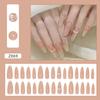 Doce e gentil branco doce menina Nail Art Nail Patch Terminado Advanced Sense Fake Nail Removível Wearable