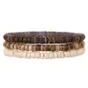 Amazon Mais Vendido Pulseira de Contas de Madeira Multicolorida de Casca de Coco Pulseira de Contas Combinação Masculina Multi-Camadas Sobrepostas Pulseira de Casal Joia