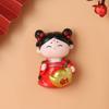 2026 Nuevo Modelo Imanes para Refrigerador Tang Xiaofu Decoraciones para el Hogar Estilo Chino Estilo Antiguo Niña Dama de la Dinastía Tang Pequeños Adornos Magnéticos