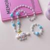 Collar de Cuentas de la Serie Sanrio de Dibujos Animados para Niños Set de Pulsera para Niñas Hello Kitty Kuromi Accesorios Súper Lindos