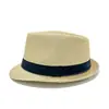 Suministros del Fabricante Sombreros de Jazz Versátiles, Fedoras de Color Sólido Estilo Británico, Sombreros de Paja de Papel Personalizados para Hombre y Mujer con Ala Enrollada Estilo Pareja
