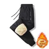 Pantalones de algodón de talla grande forrados de polar para hombre, comercio exterior al por mayor, pantalones deportivos casuales de borrego, pantalones de algodón cálidos engrosados, modernos