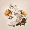Sapatos Infantis Balabala, Tênis Infantis, Leves para Primavera e Outono, Sola Macia, Sapatos Respiráveis e Confortáveis, Fofos Tênis Baixos Brancos