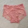 Pantis de encaje para mujer con refuerzo de algodón puro, sexys, sin costuras, amigables con la piel, cómodos, pantis de cintura media con ribete de encaje