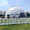 Tienda de campaña esférica grande para actividades al aire libre, hotel de cine, aire acondicionado, baño, múltiples configuraciones funcionales