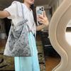 45153 Francês em relevo Jacquard saco de lona Crossbody Bag Mulheres 2024 Nova chegada ombro Tote saco axila