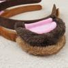 Suministro transfronterizo: nueva diadema de mono supersuave con orejas de oso pardo para Halloween.