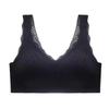 Sujetador push-up sin aros de acero, antiflacidez, fino, para mujer, tallas grandes, con escote pronunciado y sin marcas.