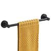 Conjunto de Porta-Toalhas Preto Rack de Armazenamento para Banheiro de Aço Inoxidável Porta-Toalhas de Papel Barra de Toalha para Banheiro Acessórios de Banheiro Pingente