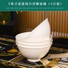 Vajilla de porcelana Jingdezhen, vajilla de forma especial, cuenco, plato, decoración de mesa de hotel, vajilla para el hogar, regalo, traje de cerámica, cuenco, plato, cuchara