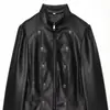 Comercio exterior transfronterizo otoño nuevo ropa de mujer estilo europeo y americano moda chaqueta de cuero PU manga larga con cremallera abrigo de cuero