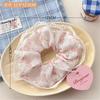 Pequeno Puf Fresco Elástico de Cabelo Intestino Grosso, Elástico de Cabelo Simples de Aparência Elegante, Elástico de Borracha, Acessórios de Cabelo Femininos, Atacado de Pequenos Produtos de Yiwu