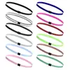 Diadema Deportiva Transfronteriza Banda para el Sudor Antideslizante Elástica para Exteriores Fitness Running Diadema Transpirable Absorbente del Sudor Diadema Tejida
