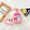 2024 Nova bolsa infantil Ins coreano primavera e verão saco peito dos desenhos animados para meninos e meninas leve moda viagem crossbody mochila