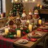 Muñecos de Navidad, Muñecos Elásticos de Navidad, Artículos de Decoración Navideña, Decoraciones de Atmósfera Navideña