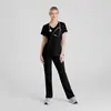 Uniforme de Enfermeira para Salão de Beleza Conjunto Cirúrgico Doutor Enfermeiro Casa de Repouso Sala de Cirurgia Sexy Emagrecedor Moda Roupas de Trabalho