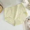 Roupa íntima Nude Texturizada para Mulheres, Calcinha de Jacquard de Cintura Alta Sem Costura Confortável com Forro de Seda Efeito Levanta Bumbum para Meninas