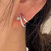 Pendientes de Aro Abierto de Moda Transfronteriza Europea y Americana Versátiles con Pedrería Pendientes de Moda de Lujo de Gama Alta para el Temperamento Femenino