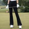 Calça de Golfe Feminina 2025 Engrossada para Realçar o Comprimento das Pernas com Cintura Elástica Calça Esportiva Calça de Golfe Feminina Pgm Kuz206