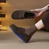 Venta Directa de Fábrica al por Mayor Mocasines Retro Versátiles de Suela Gruesa para Mujer Nuevos Zapatos Casuales Planos Primavera y Otoño 2025