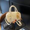 Bolso Pequeño Retro Otoño e Invierno para Mujer 2026 Nuevo Estilo Bolso Cruzado Versátil de Alta Gama Bolso de Mano de Moda Súper Popular Bolso Boston