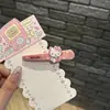 Lindo Estrella Kt Gato Pico de Pato Pinza Nuevo Dulce Niña Flequillo Lateral Pinza Dopamina Colorido Dibujos Animados Pinza para el Cabello