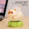 Adorno Giratorio de Cristal Cat Le You You Modelo Nuevo Decoración de Escritorio Regalo para Escritorio de Oficina Muñeca Descompresora Gato Lindo