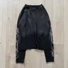 Camiseta Casual Punk Callejera Europea y Americana Y2K Cuello Redondo Manga Larga Moda Gótica Moderna Retro Camiseta Estampada