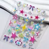 Cielo Coreano Dulce y Lindo Pegatinas para Uñas con Pintura de Dopamina Estrella Mariposa Pegatinas de Uñas de Alta Gama para Niñas