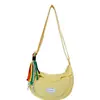 2026 Nueva Bolsa Grande para Empanadas para Mujer, Casual, Moderna, Versátil, Ligera, Color Sólido, Bolso de Hombro Cruzado para Viajar