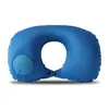 Fabricante Original Almohada Inflable en Forma de U Se Puede Personalizar Logo Regalo Evento Venta al por Mayor Portátil Viaje Almohada para Cuello Almohada Inflable
